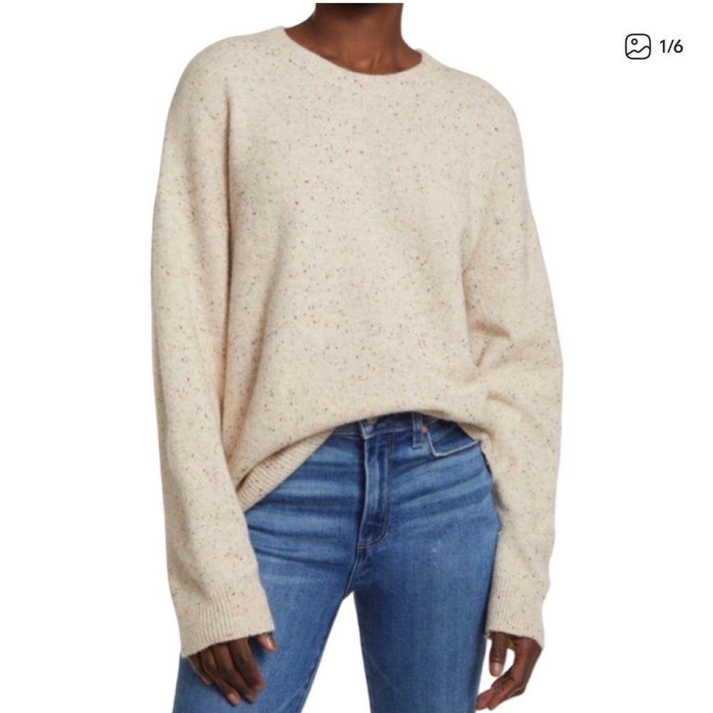 Treasure & Bond Oatmeal Confetti Sweater